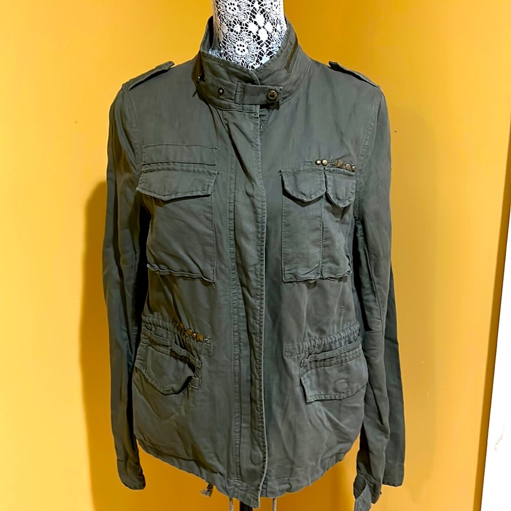 NWOT Free People Women’s Lightweight Jacket, Army Green, 10